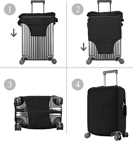 Kansas City Luggage Cover, Football Team Suitcase Cover for Luggage Protector Cover for Travel Business Vacation Fits 18-20 Inch Luggage in Saudi Arabia