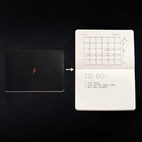LEUCHTTURM1917 371123 Bullet Journal Pocket, 14,3x10,3 cm, 46 Numbered Double Pages, Dotted, Black, 3-Pack in Saudi Arabia