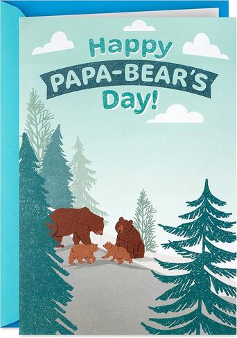 Hallmark Pop Up Fathers Day Card for Dad, Grandpa, Husband (Papa Bear) in Saudi Arabia