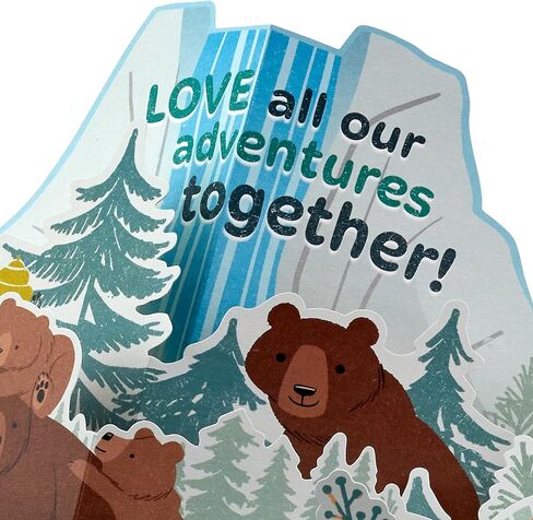 Hallmark Pop Up Fathers Day Card for Dad, Grandpa, Husband (Papa Bear) in Saudi Arabia