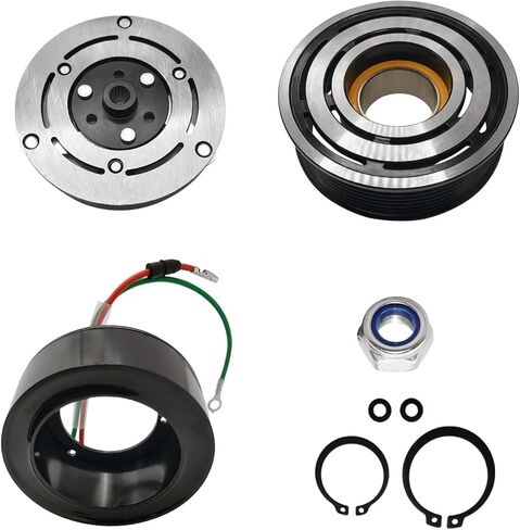 A/C Compressor Clutch Assembly Kit Plate Pulley Bearing Coil 1621 Replacement for 2002-2006 Acura RSX 4 CYL 2.0L, AC Air Conditioning Compressor Clutch Coil Auto Repair Kit in Saudi Arabia
