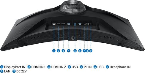 Samsung 32" Odyssey G65B QHD 240Hz 1ms (GTG) HDR 600 Gaming Hub 1000R Curved Gaming Monitor,Black (Renewed) in Saudi Arabia