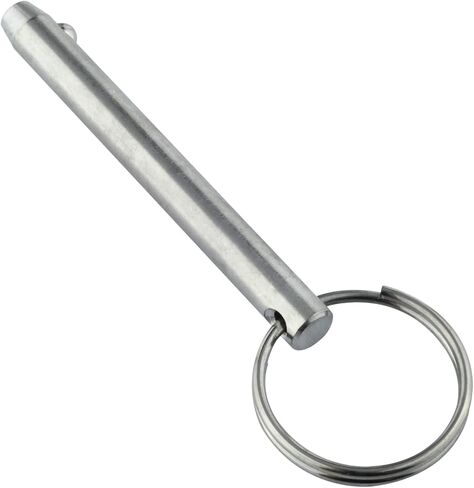 2/4 Pack Stainless Steel 316 Quick Release Pin with Lanyard, Diameter：1/4inch Bimini Top Pin Marine Hardware and Free Screws (Pin Length :51mm, 4) in Saudi Arabia