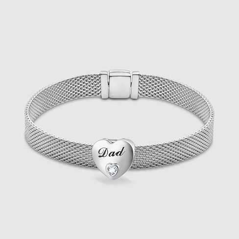 Love Heart Clip Stopper Charm for Pandora Reflexion Bracelet Women Gift in Saudi Arabia