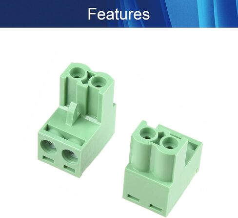 20 قطعة 300 فولت 15A 5.08 مللي متر الملعب 2P زاوية مسطحة إبرة مقعد إدراج في PCB المسمار محطة كتلة موصل 2EDGK-5.08 الأخضر ، Aicosineg in Kuwait