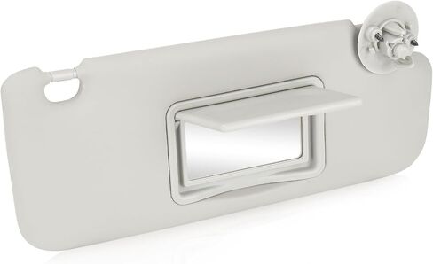 Youxmoto Sun Visor for Chevy Sonic 2012-2019/ Spark 2013 2014 2015 2016, Gray Left Drive and Right Passenger Side Sun Visor Replaces# P95327509, P95327507, with Vanity Mirror, 1 Pair in Saudi Arabia