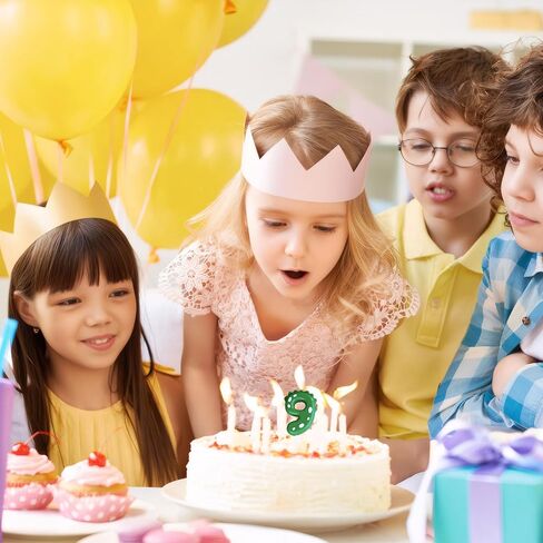 Birthday Number Candles - Number 9 Birthday Candle Green Dinosaur Cartoon Candle for Kids Baby 9th Birthday Party Decoration in Kuwait