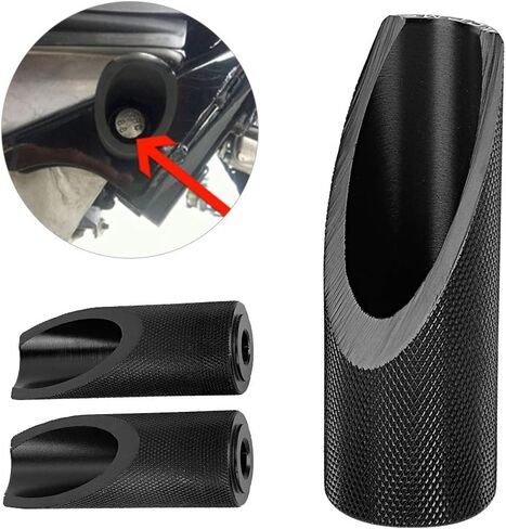 Motorcycle Floor Peg, Pack of 2 Aluminum Alloy Motorbike Motorcycle Foot Pegs Rests Motorbike Cycling Accessories Replacement Motorcycle Foot Rest Peg Fit for Honda (Black) in Saudi Arabia