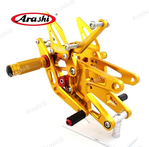 Arashi Rearsets Footrests FootPegs for YAMAHA YZF R1 R1M R1S RN32 2015-2023 Motorcycle Accessories Adjustable Foot Peg Rest Set Black 2016 2017 2018 2019 2020 in Saudi Arabia