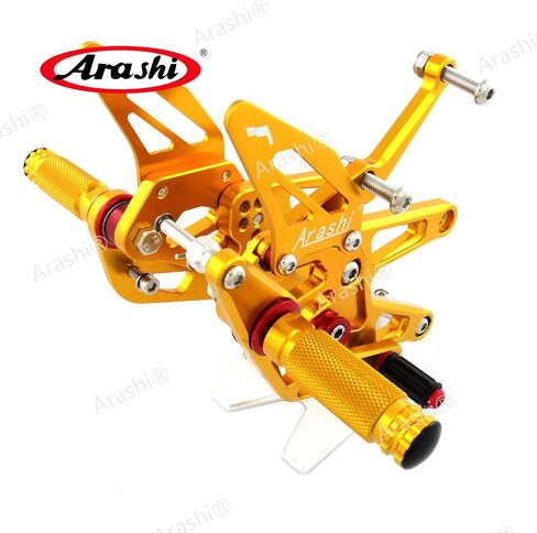 Arashi Rearsets Footrests FootPegs for YAMAHA YZF R1 R1M R1S RN32 2015-2023 Motorcycle Accessories Adjustable Foot Peg Rest Set Black 2016 2017 2018 2019 2020 in Saudi Arabia