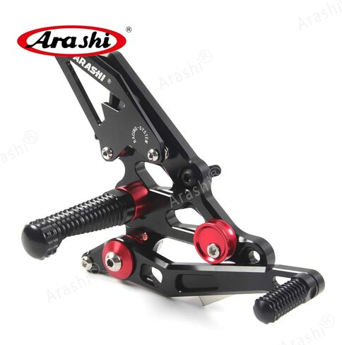 Arashi Rearsets Footrests FootPegs for YAMAHA YZF R1 R1M R1S RN32 2015-2023 Motorcycle Accessories Adjustable Foot Peg Rest Set Black 2016 2017 2018 2019 2020 in Saudi Arabia