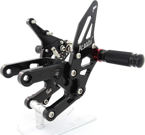 Arashi Rearsets مساند القدمين FootPegs لياماها MT07 FZ07 2014-2022 دراجة نارية الملحقات قابل للتعديل القدم ربط الراحة 1 مجموعة الأسود MT FZ 07 2015 2016 2017 2018 2019 2020 in Kuwait