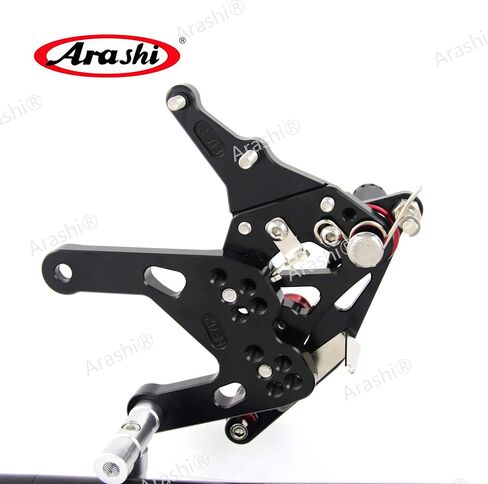 Arashi Rearsets مساند القدمين FootPegs لياماها MT07 FZ07 2014-2022 دراجة نارية الملحقات قابل للتعديل القدم ربط الراحة 1 مجموعة الأسود MT FZ 07 2015 2016 2017 2018 2019 2020 in Kuwait