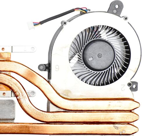 مروحة تبريد بديلة لوحدة المعالجة المركزية ووحدة معالجة الرسومات مع مبدد حراري لـ MSI GF65 MS-16W1 MS-16W2 P/N: N413 PABD08008SH (DC5V 1.0A)، N433 PAAD06015SL (DC5V 0.55A) in Saudi Arabia