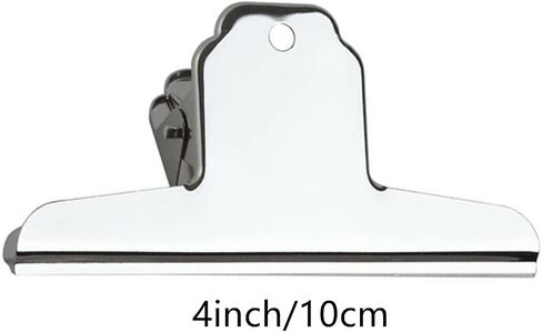4inch Large Bulldog Clip, Silver Stainless Steel File Money Binder Clips Clamps Metal Food Bag Paper Clips for Home Office School Paper Supplies 12Pack in Saudi Arabia