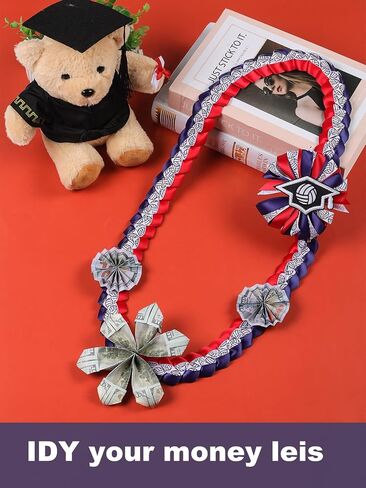 Graduation Leis Graduation Basketball,Baseball,Volleyball,Football Leis Graduation money leis Braided Necklaces For High School College Graduation DIY Decors Party Supplies in Saudi Arabia