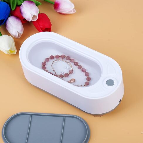 Mini ultrasonic Jewelry Cleaner Machine，Portable Professional ultrasonic Glasses Cleaner USB for Jewelry, Eyeglasses, Silver, Retainer, Rings,Coins, YEYILILINHONG in Saudi Arabia