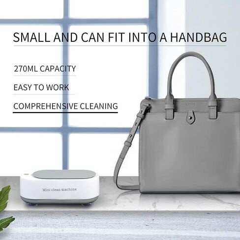 Mini ultrasonic Jewelry Cleaner Machine，Portable Professional ultrasonic Glasses Cleaner USB for Jewelry, Eyeglasses, Silver, Retainer, Rings,Coins, YEYILILINHONG in Saudi Arabia