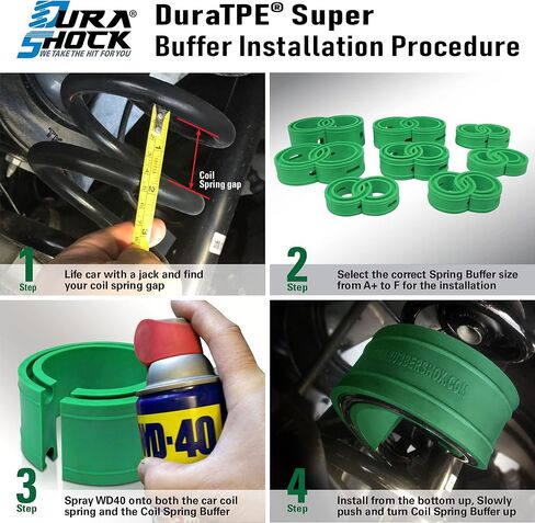 Coil Spring Spacer for Vehicle, Comes with Different Series for Different Loading Weight, Front Rear Shock Absorber (CSB Plus, C) in Saudi Arabia