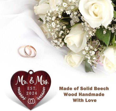 Mr And Mrs Gifts, Wedding Picture Frame Wedding Gifts For Bride And Groom, Newlywed Anniversary Valentines Gifts for Couples Bride to Be Bridal Shower Gifts, Mr & Mrs Rotating Photo Frames 4x6 in Saudi Arabia