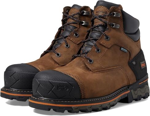 Timberland PRO Men's Boondock 6 Inch Composite Safety Toe Waterproof Industrial Work Boot, Brown-2024 New, 11.5 in Saudi Arabia