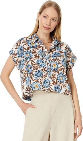 Madewell Women's Cropped Dolman Short Sleeve Shirt in Saudi Arabia