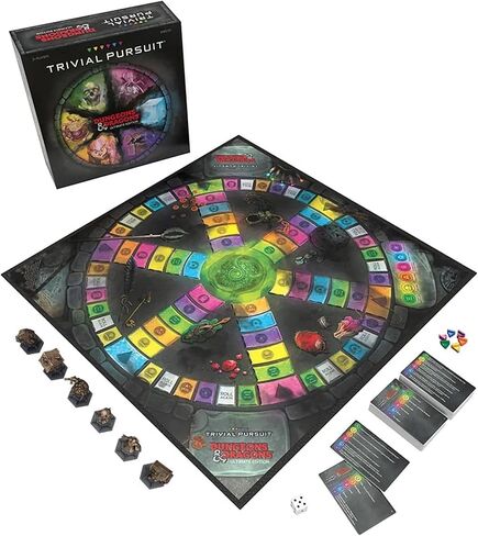 Trivial Pursuit: Dungeons & Dragons Ultimate Edition | Collectible Trivia Board Game Featuring 6 Monster Movers and 1800 Questions Across 6 Categories | Officially-Licensed D&D Game & Merchandise in Saudi Arabia