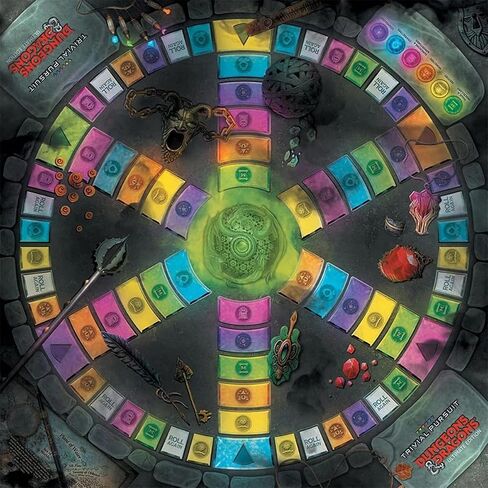 Trivial Pursuit: Dungeons & Dragons Ultimate Edition | Collectible Trivia Board Game Featuring 6 Monster Movers and 1800 Questions Across 6 Categories | Officially-Licensed D&D Game & Merchandise in Saudi Arabia