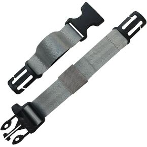 Adjustable Backpack Chest Strap Nylon 1 Inch Webbing，Sternum Straps for Backpack(Silvery Grey)