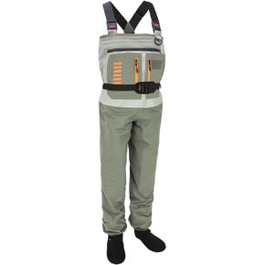 Fishing Waders for Men Women, Waterproof Stocking Foot Chest Waders for Fly Fishing, Breathable Stockingfoot Waders