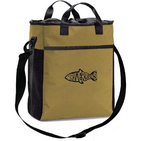 Riverruns Fishing Hunting Wader Bag with Vented Mesh, Waders Boots Bag, Fly Fishing Storage Bag for Fishing, Hiking, Camping (Khaki, Medium 30L)