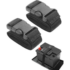 2Pcs 39 Inch Battery Strap with Buckle,Battery Tie Down Strap,Battery Box Strap,Quick-Release Polypropylene Webbing Strap,Safely Secures Your Battery Box,Battery Straps for Car Truck Boat