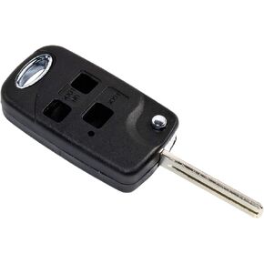 HQRP Upgrade Remote Flip Folding Key Fob Shell Case Keyless Entry w/ 3 Buttons Compatible with Lexus RX300 1999 2000 2001 2002 2003, RX330 2004 2005 2006, RX350 2007 2008 2009