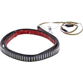 Rough Country 60" LED Quad-Row Multi-Function Tailgate Light Strip - 78860, Black