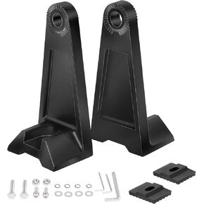 OFFROADTOWN Light Bar Mounting Brackets Universal LED Bar Side Mounts Bracket Kits for Straight or Curved Led Light Bar 2 Pack Adjustable Light bar mounts for Truck Jeep Pickup Offroad UTV ATV