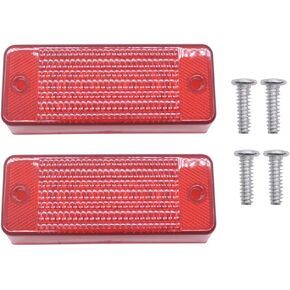 2 Pcs Rear Tail Light Lens 6672276 for Bobcat Skid Steer Loader A300 S100 S130 S150 T110 T140 T180 T190 T200 T250