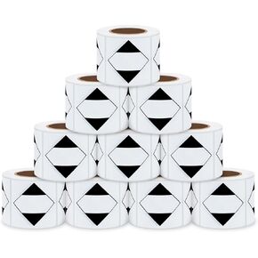 ORM-D Shipping Labels 2×2 Inch Diamond Limited Quantity of Dangerous Goods Stickers - 300 Stickers Per Roll
