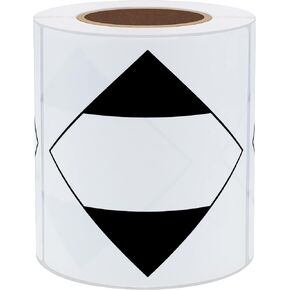ORM-D Shipping Labels 2×2 Inch Diamond Limited Quantity of Dangerous Goods Stickers - 300 Stickers Per Roll