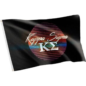 Desert Cactus Kappa Sigma Flag 80's letter Fraternity Banner 3x5 feet