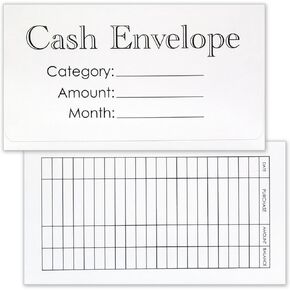 Cash Envelope System - 24 Pack Money Budgeting Envelopes