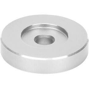 ASHATA Aluminum 45 RPM Adapter,7 inch Record Adapter 45 RPM Record Turntable Adapter Clamp Adapter,for Most Big Hole Records(Silver)