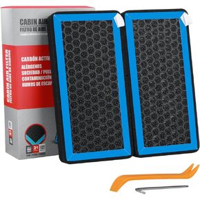 CF10135 Cabin Air Filter with Activated Carbon Compatible with Honda Civic 2001-2005,CR-V 02-06,Element 03-11,Acura RSX 2002-2006,EL 04-05.