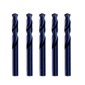 MAXTOOL 9/32" 5PCs Identical Screw Machine Drill Bits HSS M2 Stub Drill Bits Short Drills Fully Ground Black Straight Shank Drills; SMF02B10R18E5
