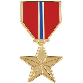 MEDALS OF AMERICA EST. 1976 Bronze Star Car Emblem