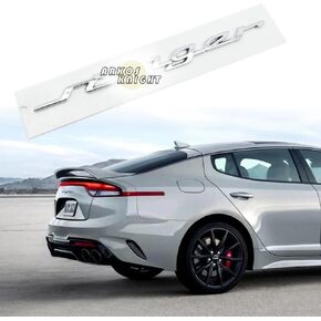 GT Stlnger Lettering Badge,Rear Trunk Stlnger Nameplate Emblem Compatible with Stlnger(MatteBlack)