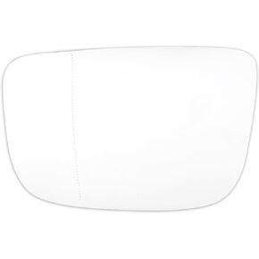 X AUTOHAUX Car Rearview Left Driver Side Heated Mirror Glass Replacement W/Backing Plate for Volvo XC60 2010-2016 for Volvo XC60 2.0l 4 cylinder Turbo 2017