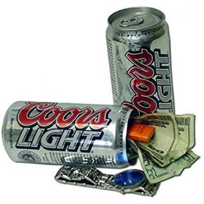 COORS LIGHT Diversion Stash Can Safe – Hide in Plain Site