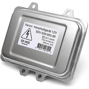 Replacement 5DV 009 000-00 Xenon HID Ballast Headlight Control Unit Module for BMW, Mercedes, Cadillac, Jaguar, Volkswagen, Lincoln, Saab, Hyundai - Warranty