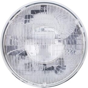 United Pacific 30354 7" (178mm) High Performance Sealed Beam Headlight, Glass Lens, High & Low Function, 12V, 60/50W, Replaces H6014/H6024 - ONE Unit