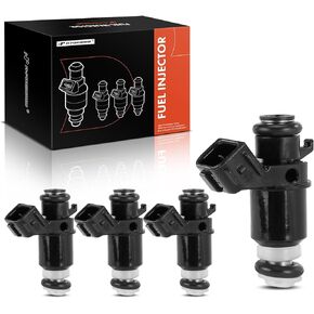 A-Premium Fuel Injectors Set of 4 Compatible with Honda Civic 2001 2002 2003 2004 2005, 1.7L, Replace# 16450PLD003